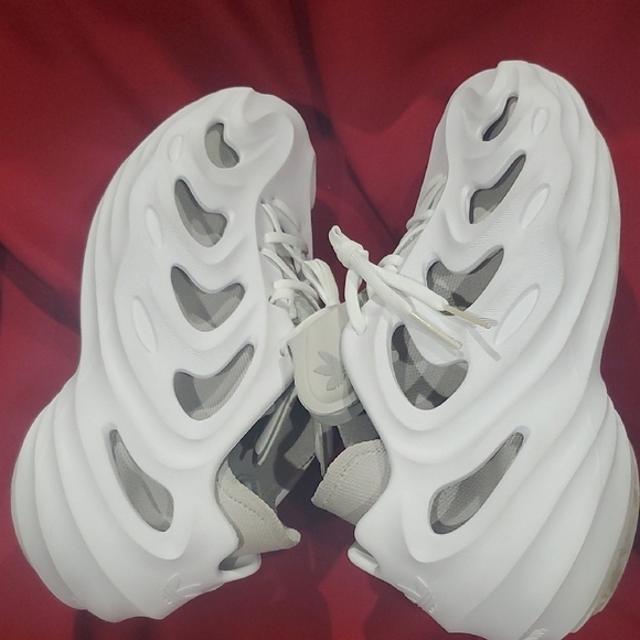 Adidas AdiFOM Q White and Gray Athletic Shoes with Futuristic Design main image 8
